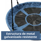 Columpio Exterior Round Azul 100 cm Sensorial SunnyYard 1 un