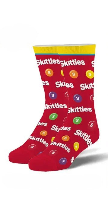 Calcetines Skittles All Over Crazy Socks 1 un
