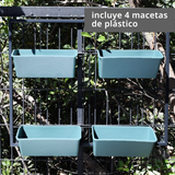 Set 4 Maceteros de Pared SunnyYard 4 un