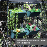 Set 4 Maceteros de Pared SunnyYard 4 un