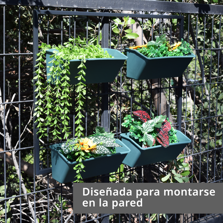 Set 4 Maceteros de Pared SunnyYard 4 un