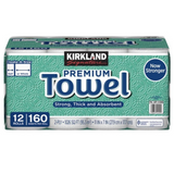 Toalla Papel 160 Hojas Kirkland 12 un