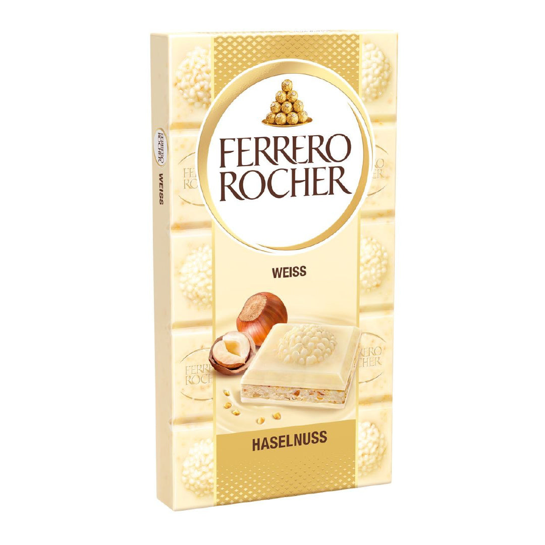 Chocolate Blanco Avellana Ferrero Rocher 90 g