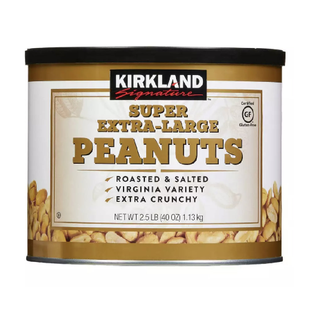 Maní Tostado Salado Extra Grande Kirkland 1.13 kg