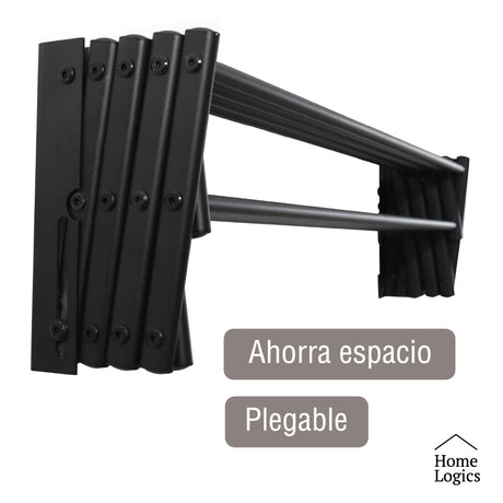 Secador Ropa Pared Extensible Retráctil Home Logics 1 un
