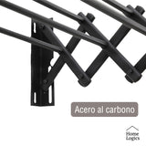 Secador Ropa Pared Extensible Retráctil Home Logics 1 un