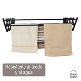 Secador Ropa Pared Extensible Retráctil Home Logics 1 un