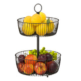 Canasto Frutas 2 Niveles Home Logics