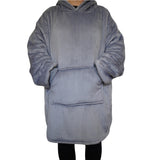 Polerón Manta Sherpa Gray Snuzz Loungewear 1 un