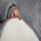 Polerón Manta Sherpa Gray Snuzz Loungewear 1 un