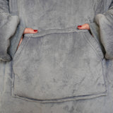 Polerón Manta Sherpa Gray Snuzz Loungewear 1 un