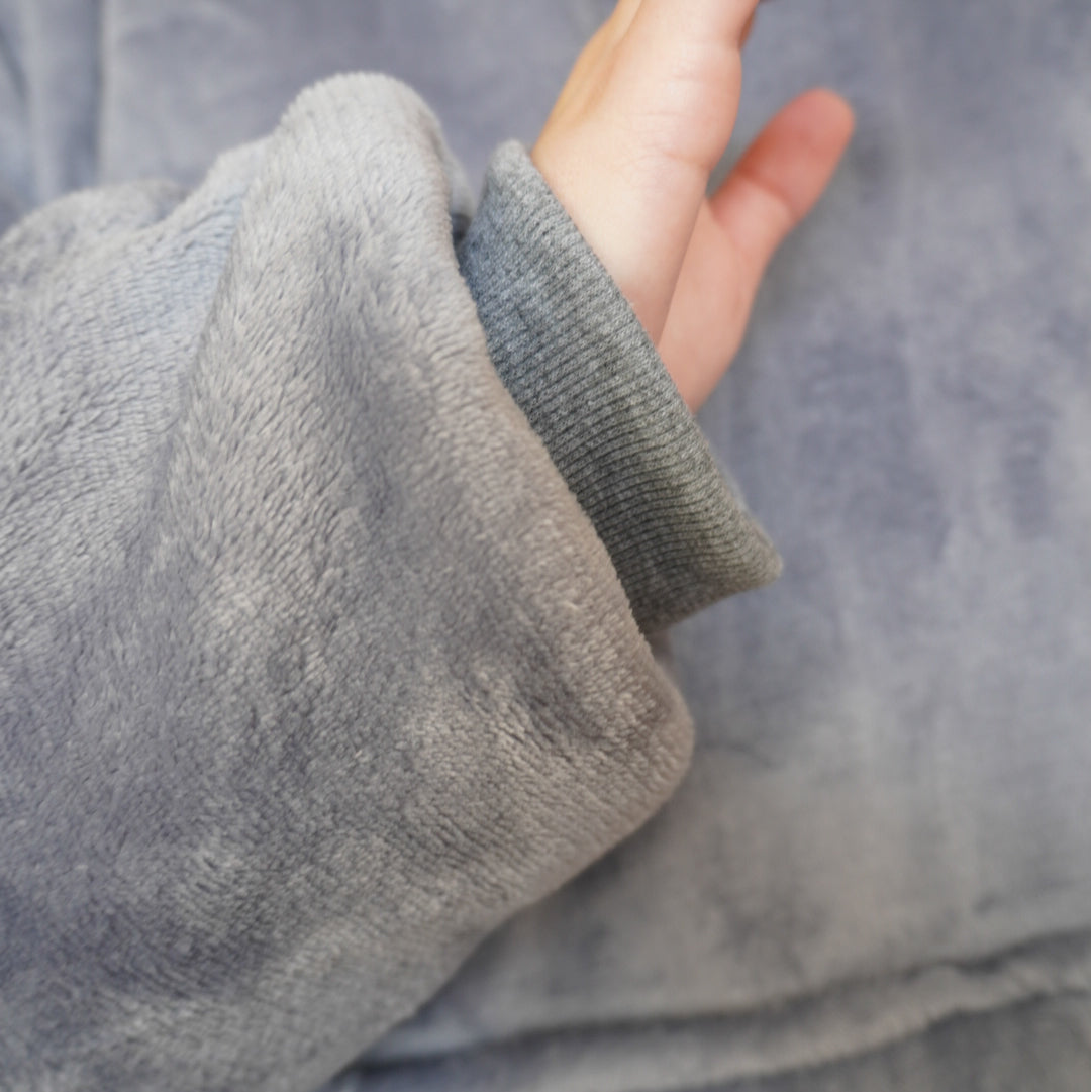 Polerón Manta Sherpa Gray Snuzz Loungewear 1 un