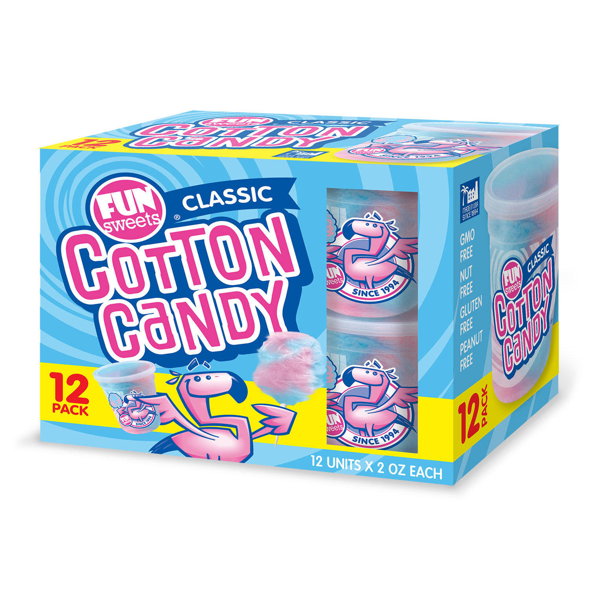Algodón de Azúcar Fun Sweets 12 x 56 g