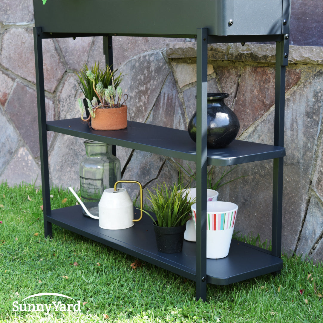 Jardinera de Metal Multifuncional SunnyYard 1 un