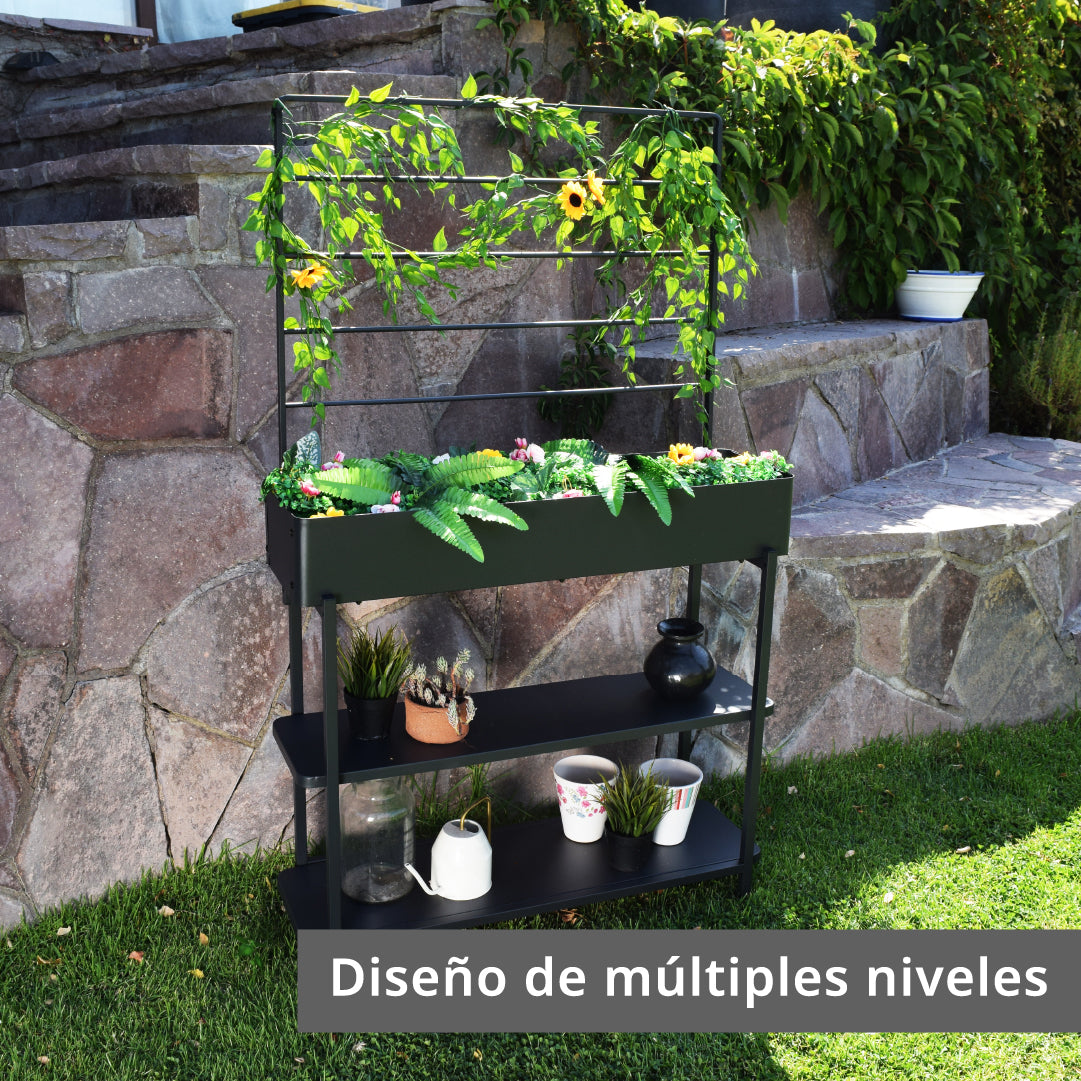 Jardinera de Metal Multifuncional SunnyYard 1 un