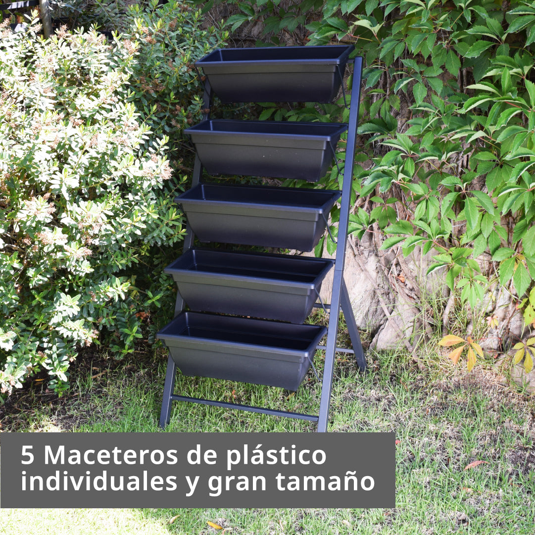 Jardinera con Maceteros Verticales SunnyYard 1 un