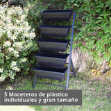 Jardinera con Maceteros Verticales SunnyYard 1 un
