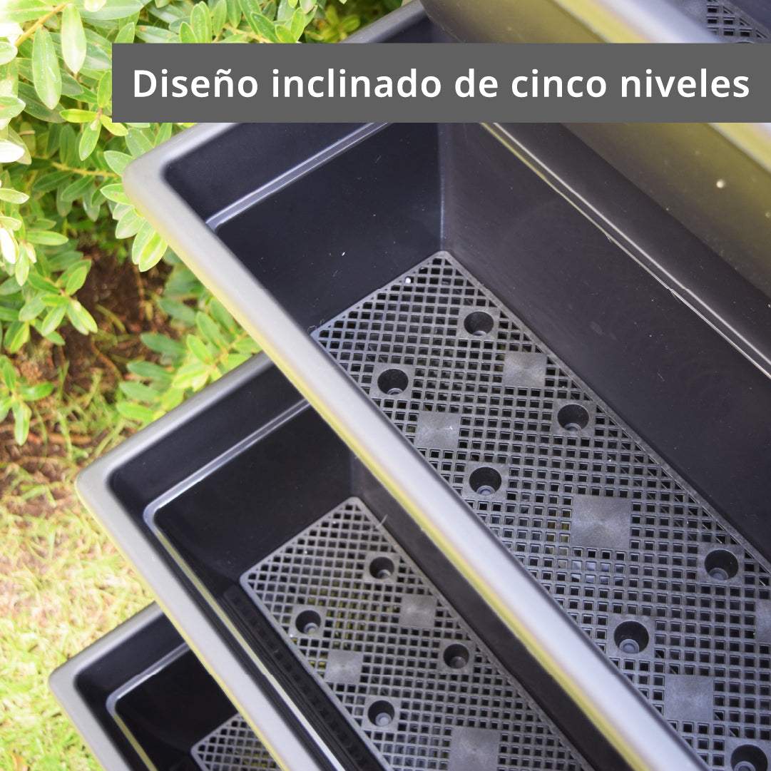 Jardinera con Maceteros Verticales SunnyYard 1 un