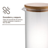 Jarro Vidrio con Tapa 1.4 L Home Logics 1 un