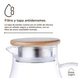 Jarro Vidrio con Tapa 1.7 L Home Logics 1 un