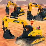 Retroexcavadora de Juguete con Luces y Sonido 1 un