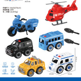 Juego Vehículos de Emergencia para Armar 6 Piezas 1 un