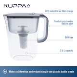 Jarro Agua Gris 2.5 L Kuppa 1 un