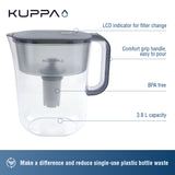 Jarro Agua Gris 3.8 L Kuppa 1 un