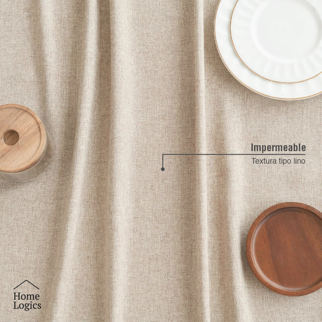 Mantel Impermeable Beige 140 x 280 cm Home Logics 1 un