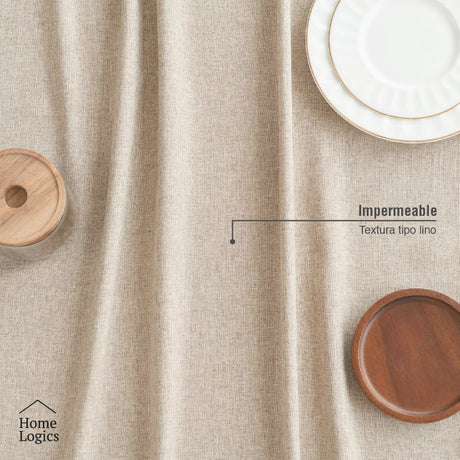 Mantel Impermeable Beige 140 x 280 cm Home Logics 1 un