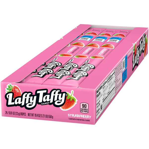 Masticable Rope Frutilla Laffy Taffy 24 x 22.9 g