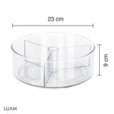 Bandeja Giratoria Almacenamiento 23 x 9 cm Luam 1 un