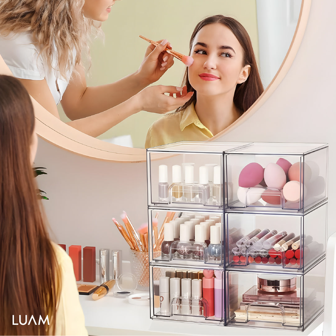 Set 2 Cajones Almacenamiento 20 x 15 cm Luam 1 un