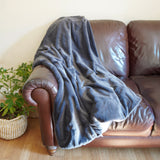 Manta Sherpa Gray Comfy Bliss 1 un