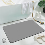 Piso Baño Rubber Gris 3mm Home Logics 1 un