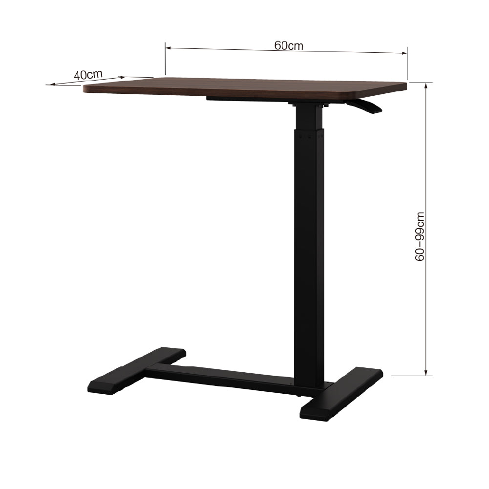 Mesa Lateral de Altura Regulable Black Base Assen 1 un