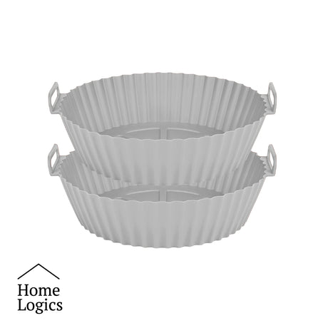 Set 2 Moldes Silicona Air Fryer 17 cm Home Logics