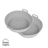 Set 2 Moldes Silicona Air Fryer 17 cm Home Logics