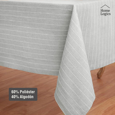 Mantel Rectangular Gris 160 x 300 cm Blair Home 1 un