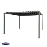 Pérgola Bioclimática 3 x 4 m Acero Techo Ajustable Solara Canberra 1 un