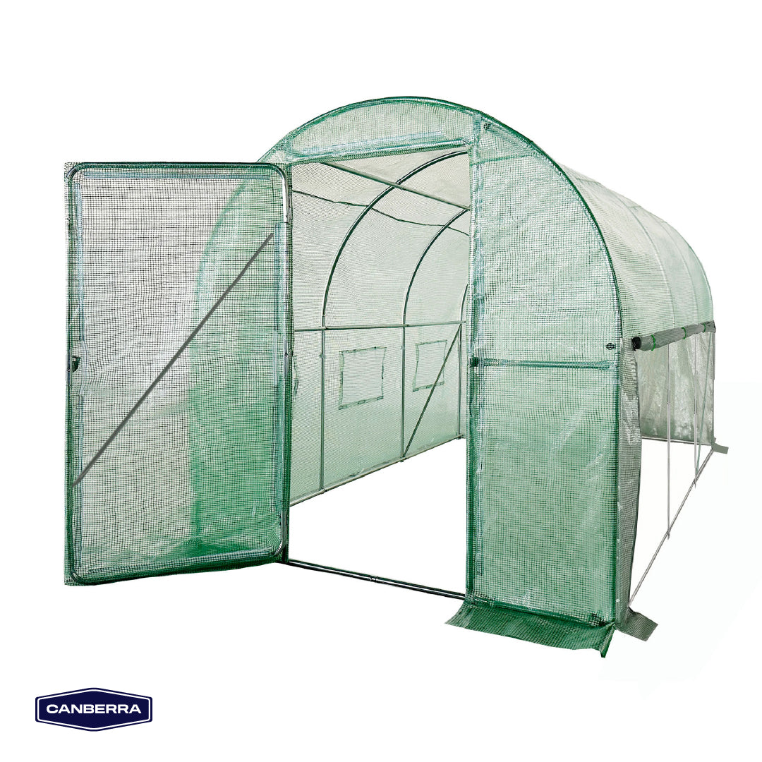 Invernadero Tunel Exteriores con Puerta 2 x 3 m SunnyYard 1 un