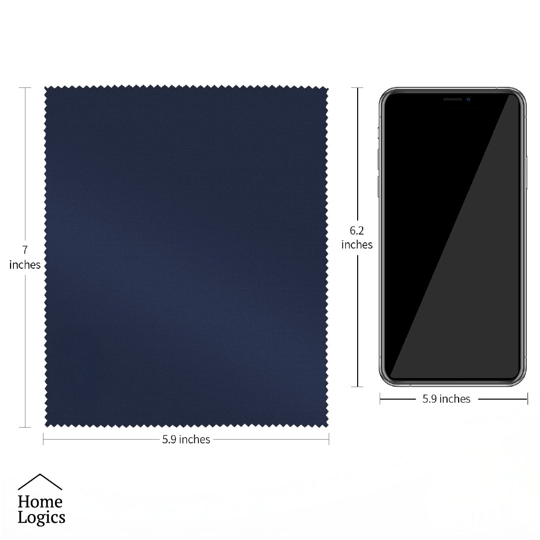 Set de 6 Paños Microfibra Limpieza Lentes Home Logics