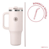 Botella Térmica Tumbler Leak-Proof Pink 1200 ml Norden 1 un