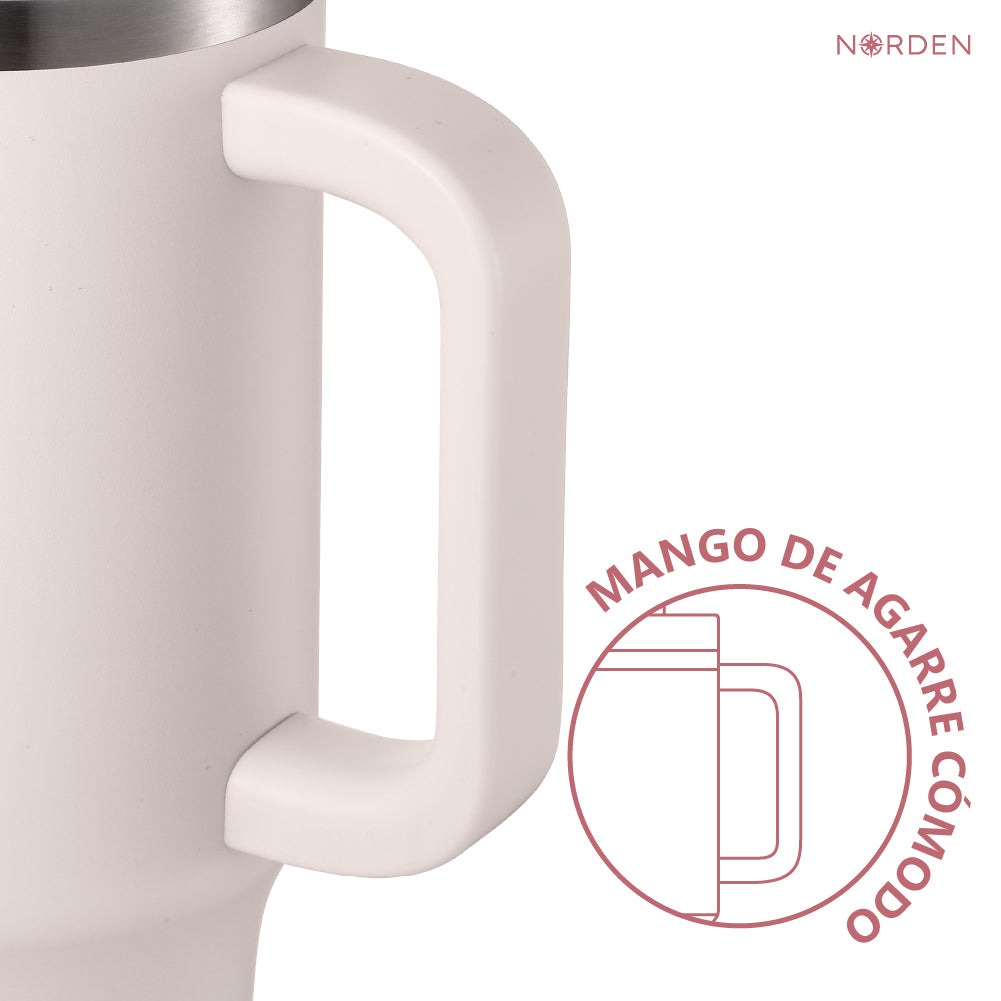 Botella Térmica Tumbler Leak-Proof Pink 1200 ml Norden 1 un