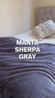 Manta Sherpa Gray Comfy Bliss 1 un