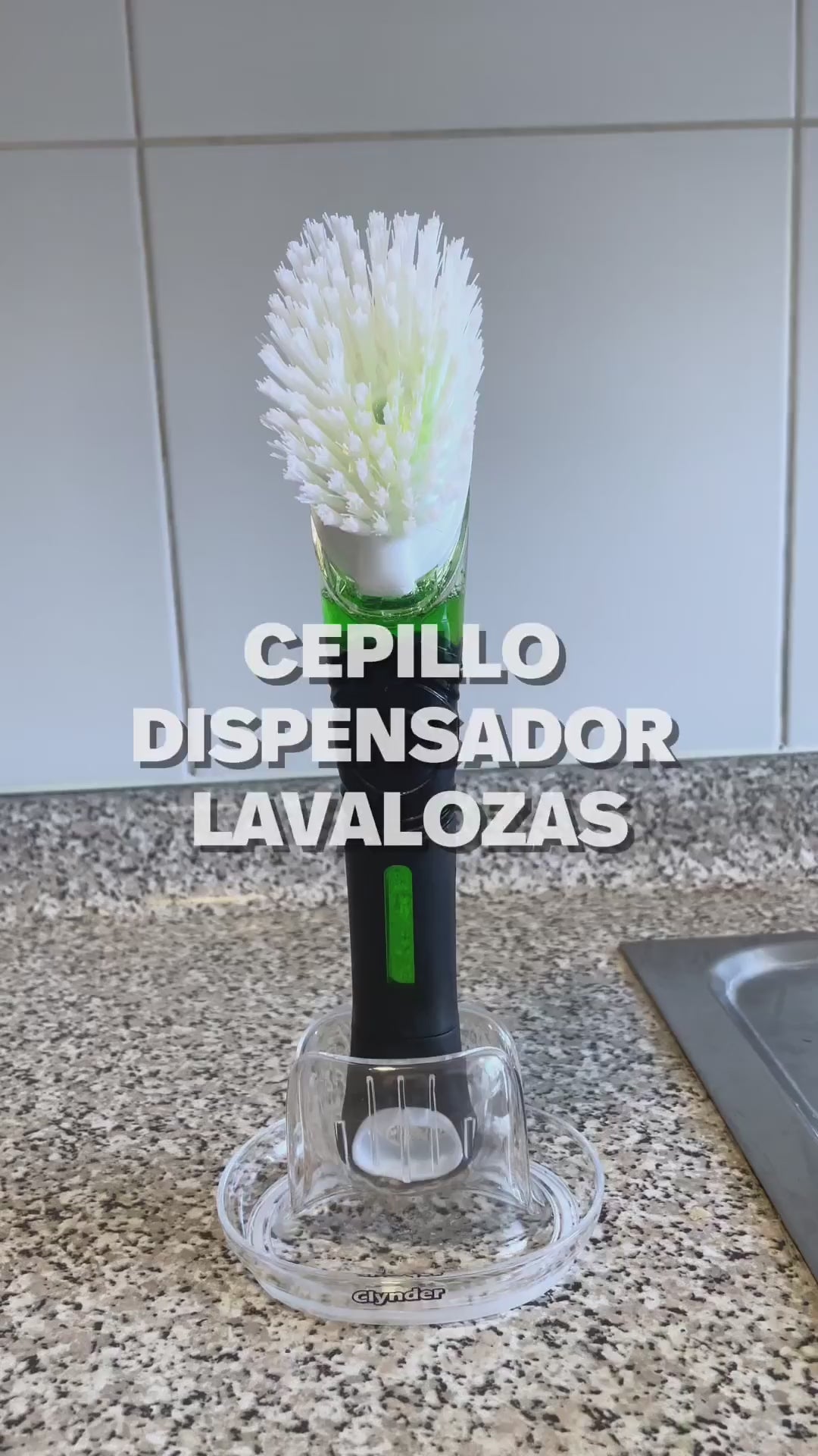 Cepillo Dispensador Lavalozas Clynder 1 un