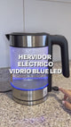 Hervidor Eléctrico Vidrio Blue Led 1,7 L Bhern 1 un