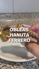 Obleas Rellenas con Crema Avellana Hanuta Ferrero 220 g