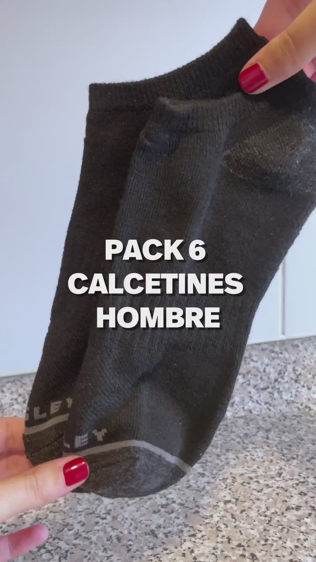 Calcetines Hombre Cushion Low Cut Black Cosley Pack 6