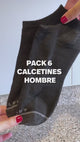 Calcetines Hombre Cushion Low Cut Black Cosley Pack 6